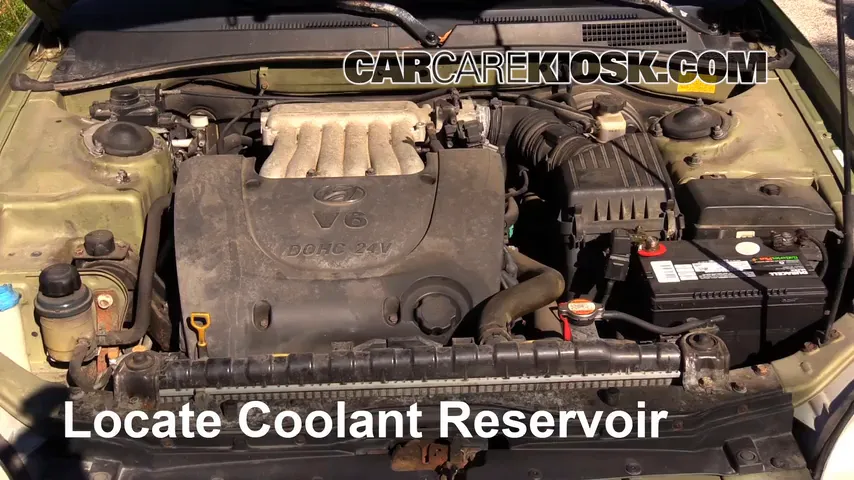 2000 Hyundai Sonata GLS 2.5L V6 Coolant (Antifreeze)